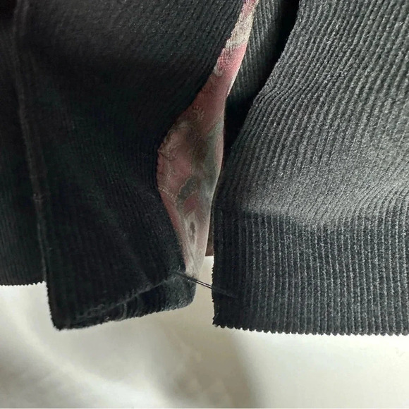 Lauren Ralph Lauren Men’s Black Corduroy Two Button Blazer Sport Coat Size 42L - Picture 3 of 10